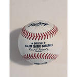 Load image into Gallery viewer, Freddie Freeman &amp; Mookie Betts Los Angeles Dodgers Rawlings MLB official MLB baseball signed with proof and free display case
