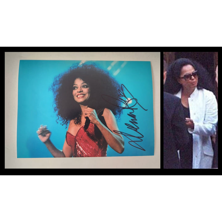 Diana Ross 5x7 photo signed with proof