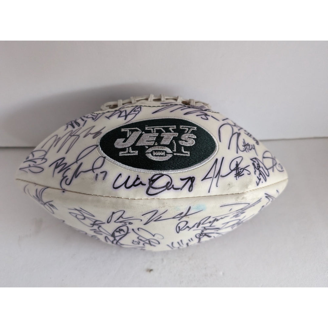 New York Jets Rex Ryan Braylon Edwards team signed football