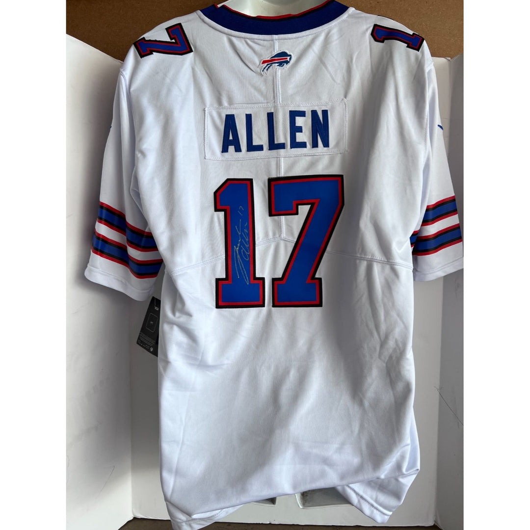 Josh Allen Buffalo Bills game model Nike large jersey signed with proof