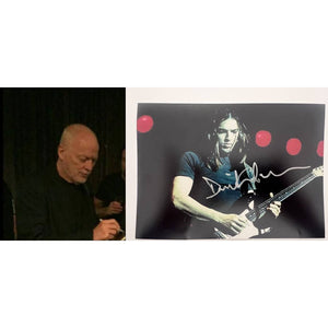 David Gilmour Pink Floyd 5x7 photo signed with proof