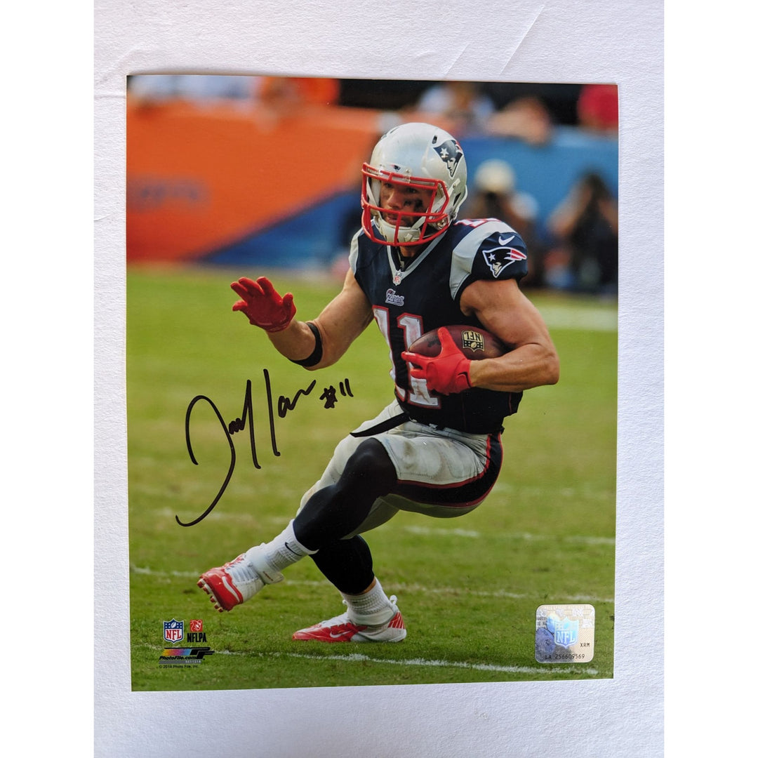 Julian Edelman New England Patriots future NFL Hall of Famer 8x10 photo signed with proof