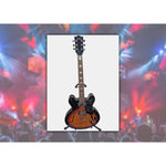 Load image into Gallery viewer, Dave Matthews Band one-of-a-kind signed hollow body electric guitar with proof
