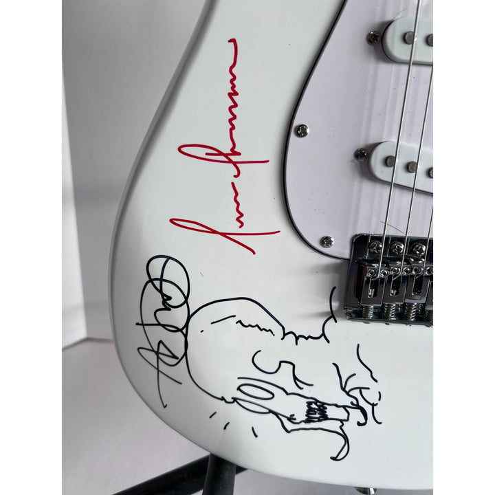 Tool James Maynard Keenan Danny Carey Adam Jones Justin Chancellor full size Stratocaster Electric guitar signed with proof