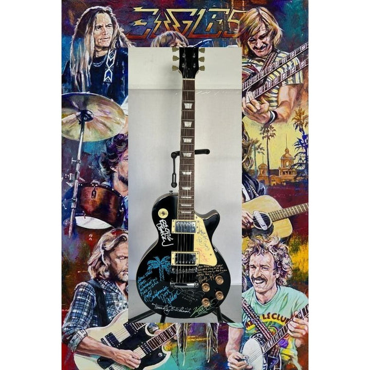 The Eagles amazing les paul signed Don Henley, Glenn Frey, Vince Gill, Bernie Laiden Timothy B Schmid