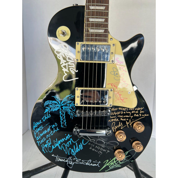 The Eagles amazing les paul signed Don Henley, Glenn Frey, Vince Gill, Bernie Laiden Timothy B Schmid