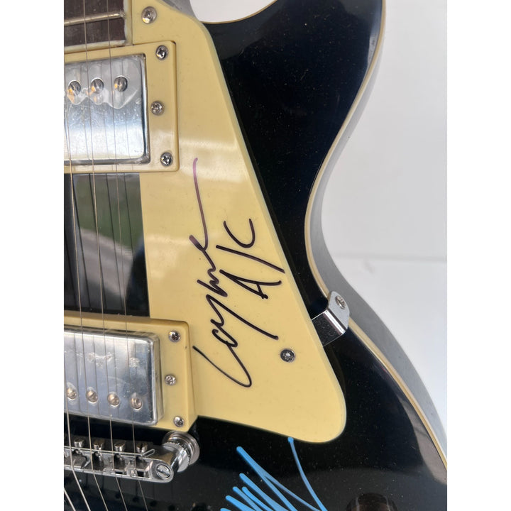 Alice in Chains Hand signed by Layne Staley, Jerry Cantrell, Mike Starr, and Sean Kinney vintage les paul electric guitar signed with proof.