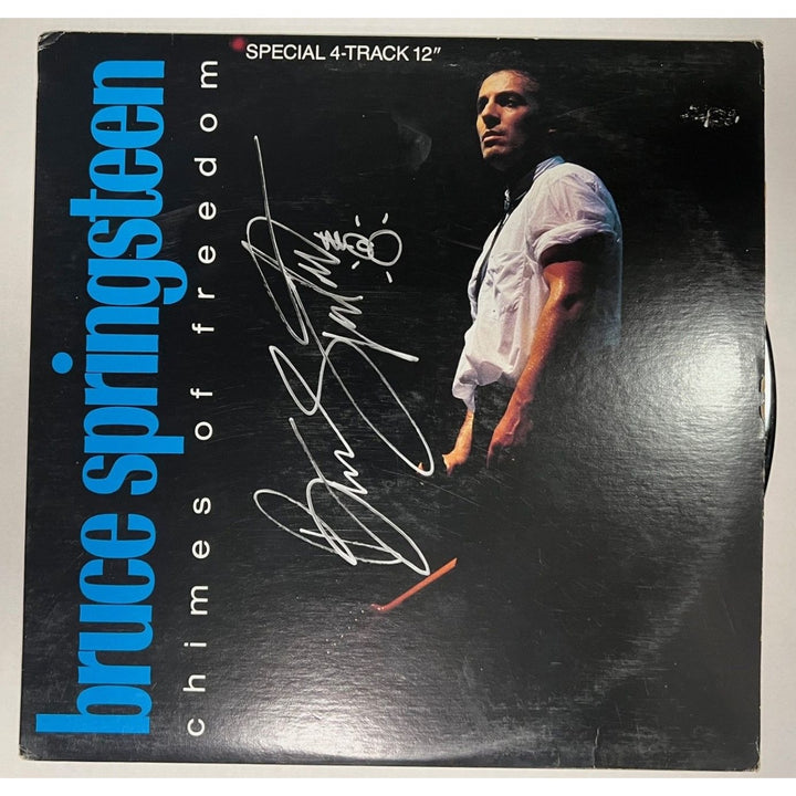 Bruce Springsteen "Chimes of Freedom" original Lp signed with proof