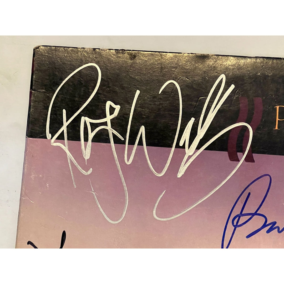 David Gilmour Roger Waters Richard Wright Nick Mason Pink Floyd original LP signed with proof.