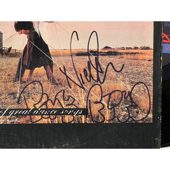 David Gilmour Roger Waters Richard Wright Nick Mason Pink Floyd original LP signed with proof.