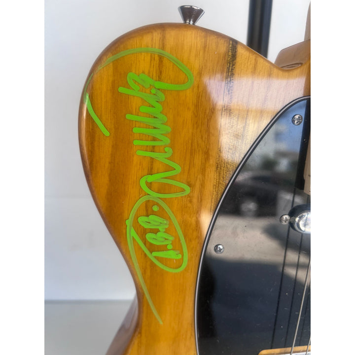 Gregg Allman, Dickey Betts, Wayne Haynes, The Allman Brothers Telecaster electric guitar signed with proof.