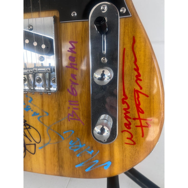 Gregg Allman, Dickey Betts, Wayne Haynes, The Allman Brothers Telecaster electric guitar signed with proof.