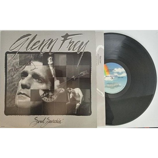 Glenn Frey "Soul Searchin" LP signed with proof