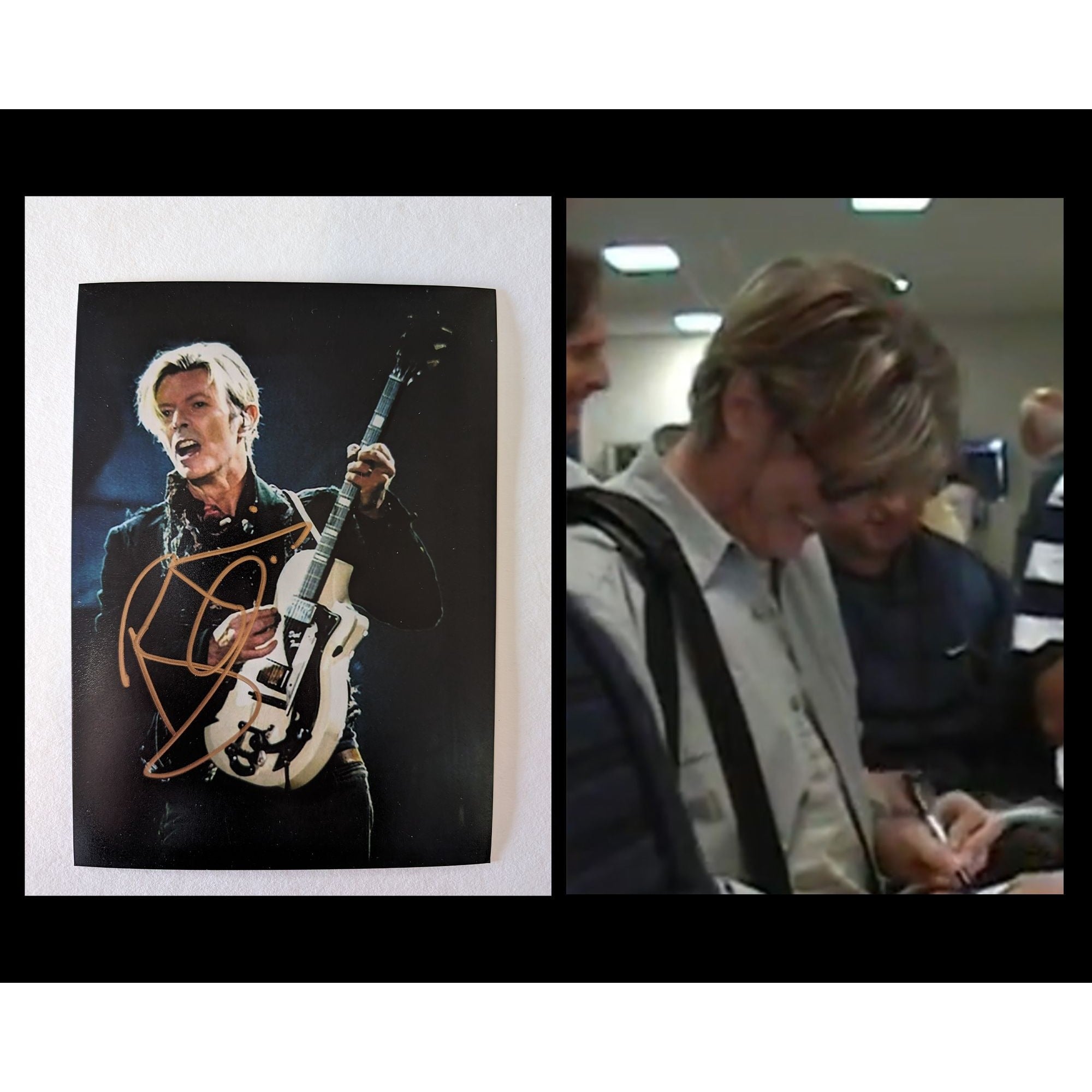 David Bowie 5x7 photograph signed with proof