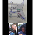 Load image into Gallery viewer, Mark Knopfler Dire Straits Fender Stratocaster electric guitar pick card signed with proof
