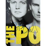 Load image into Gallery viewer, Sting Gordon Sumner Stuart Copeland Andy Summers The Police one-of-a-kind drumhead signed with proof
