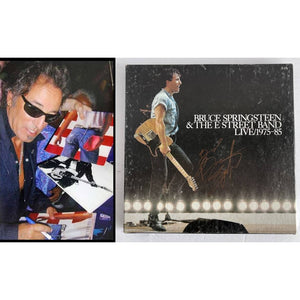 Bruce Springsteen and the E Street band live 1975/85 five LPs collection signed with proof