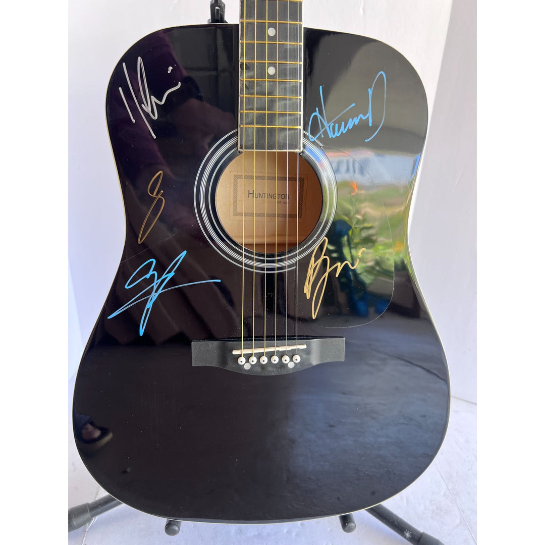 Backstreet Boys full size acoustic guitar signed with proof