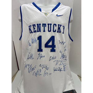 University of Kentucky John Calipari team signed jersey