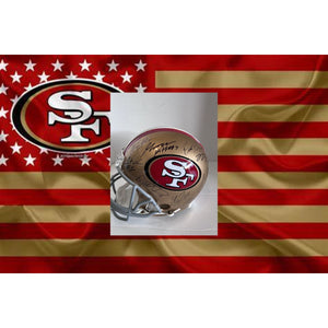 San Francisco 49ers Debo Samuel, Brock Purdy, George Kittles NFL Riddell Speed game model helmet signed with proof