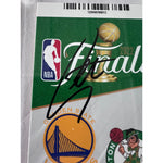Load image into Gallery viewer, Stephan Curry and Klay Thompson Golden State Warriors 2022 NBA Finals Full ticket signed with proof
