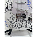 Load image into Gallery viewer, The Beach Boys Brian Wilson, Mike Love, Al Jardine, David Marks, Brian Johnston  guitar signed with proof
