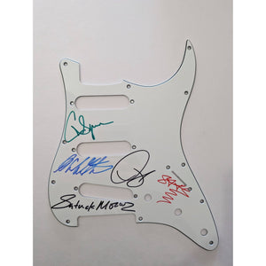 Yes Fender Stratocaster electric guitar pickguard signed with proof