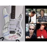 Load image into Gallery viewer, Van Halen Eddie Alex Sammy David Lee Stratocaster Huntington electric guitar signed with proof
