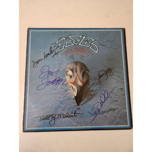 Don Henley Glenn Frey Joe Walsh Timothy B Schmidt donfelder Eagles Greatest Hits LP signed with proof