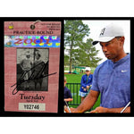 Load image into Gallery viewer, Tiger Woods 2001 Masters ticket signed with proof
