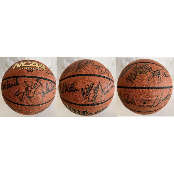 NCAA basketball Bobby Knight John Calipari Jim Herrick Dean Smith Coach K sign with proof free acrylic display case