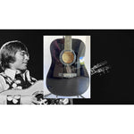 Load image into Gallery viewer, John Denver full size acoustic guitar signed with proof
