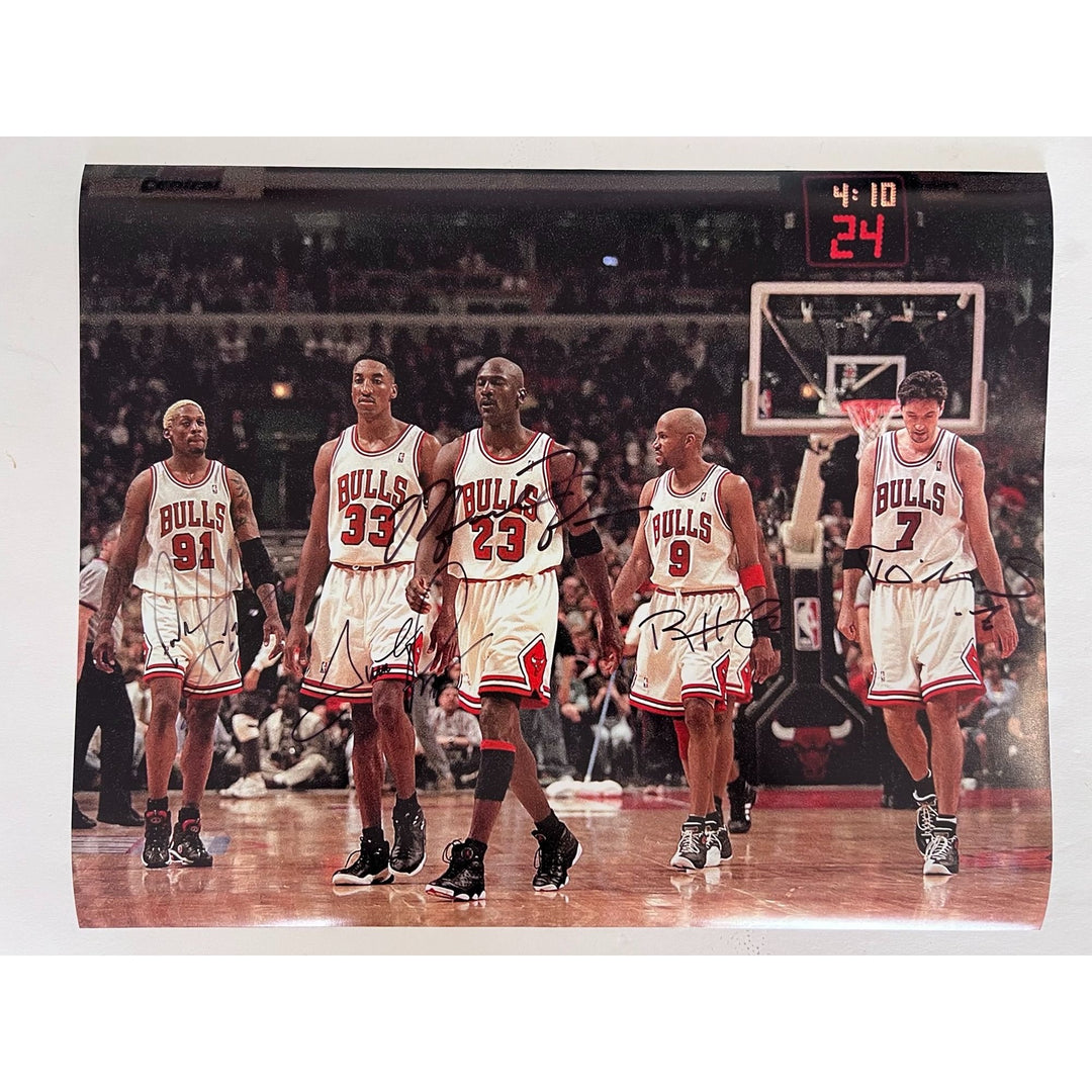 Chicago Bulls Michael Jordan Dennis Rodman Scottie Pippen Tony Kukoc