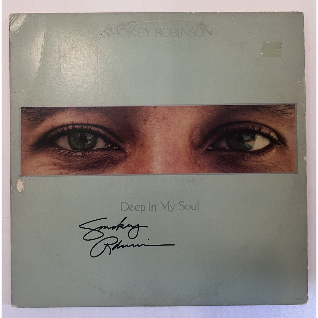 Smokey Robinson "Deep in My Soul" LP original signed with proof