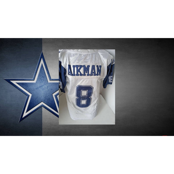 Troy Aikman Dallas Cowboys signed jersey with proof – Awesome Artifacts