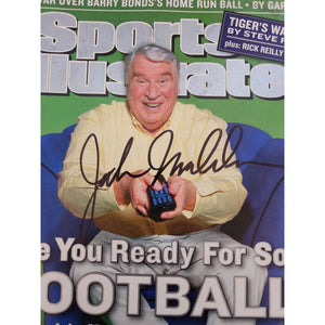 John Madden full Sports Illustrated magazine signed with proof