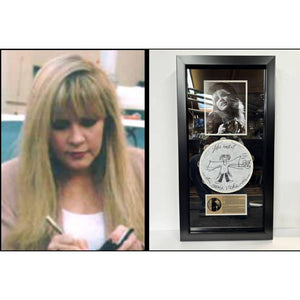 Stevie Nicks Fleetwood Mac10 inch tambourine  sketched signed and framed  with proof