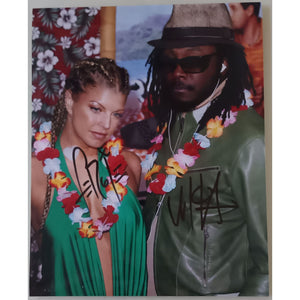 Black Eyed Peas Fergie and Will i Am 8x10 photo signed with proof