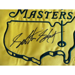 Load image into Gallery viewer, Scotty Sheffler 2024 embroidered Master&#39;s flag signed with proof
