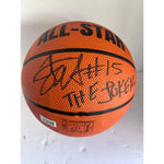 Load image into Gallery viewer, Nicola Jokic Denver Nuggets official Spalding NBA Basketball signed with proof
