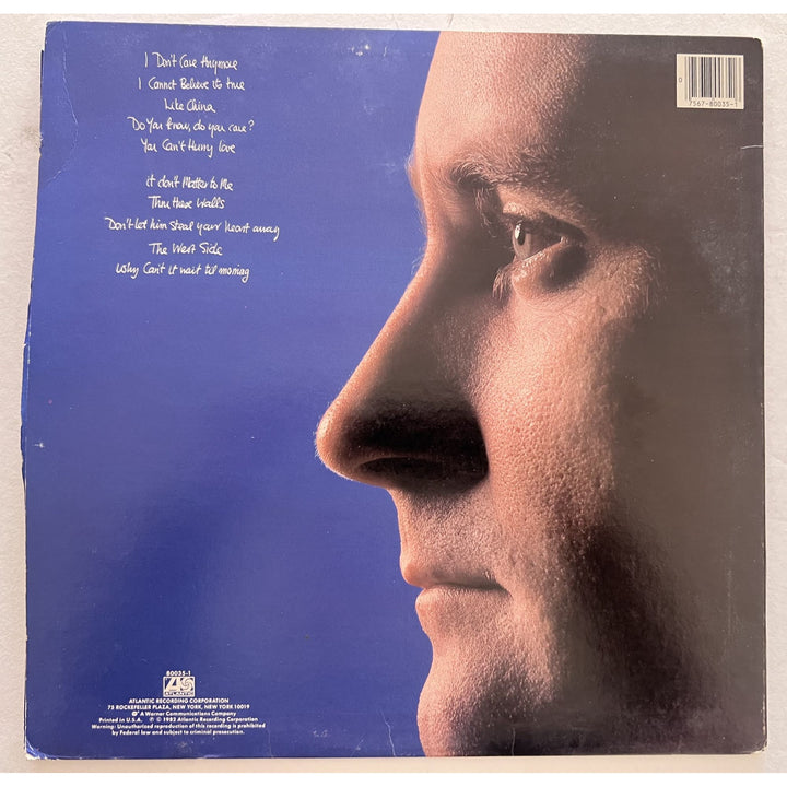 Phil Collins Hello, I must be going original LP signed with proof