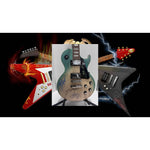 Load image into Gallery viewer, Scorpions Mikkey Dee, Matthias Jabs, Klaus Meine, Rudolf Schenker  lighting full size electric guitar signed with proof
