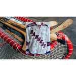 Load image into Gallery viewer, New York Rangers Mark Messier Brian Leach Mike Richter 1993-94 Stanley Cup champions team signed jersey
