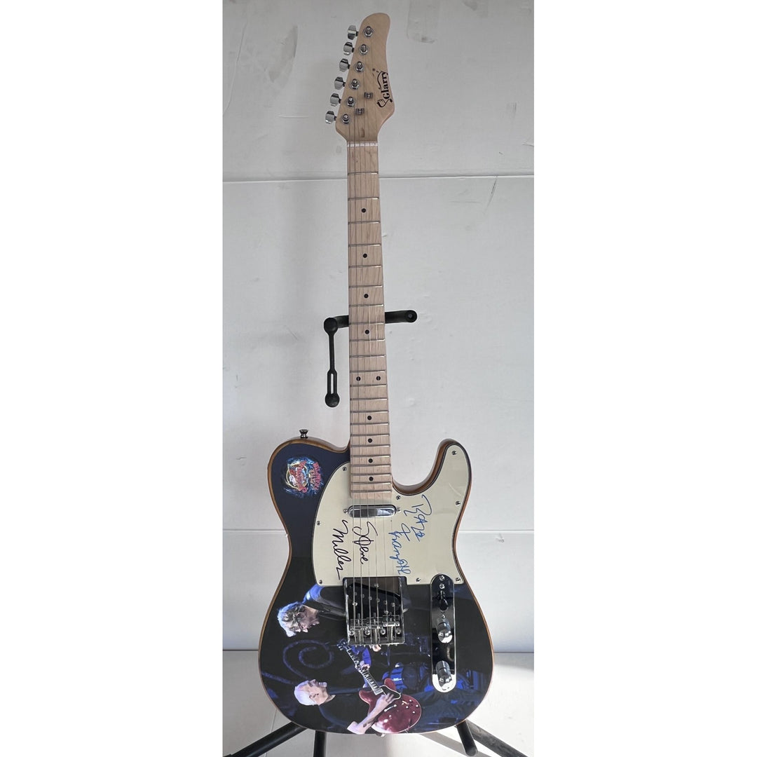 Peter Frampton and Steve Miller telecaster electric guitar signed with proof.