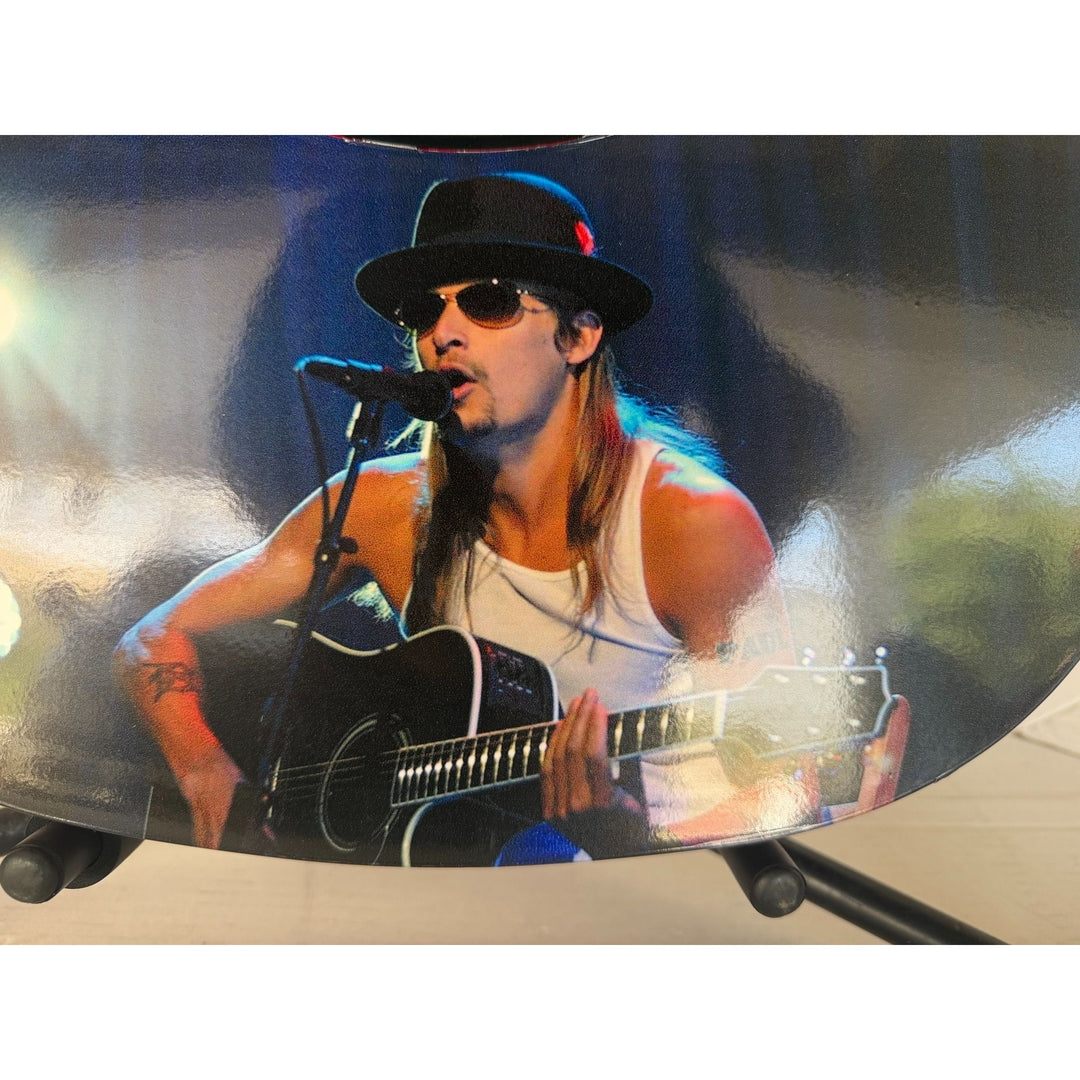 "Kid Rock " Robert James Ritchie one of a kind full size acoustic guitar signed with proof.