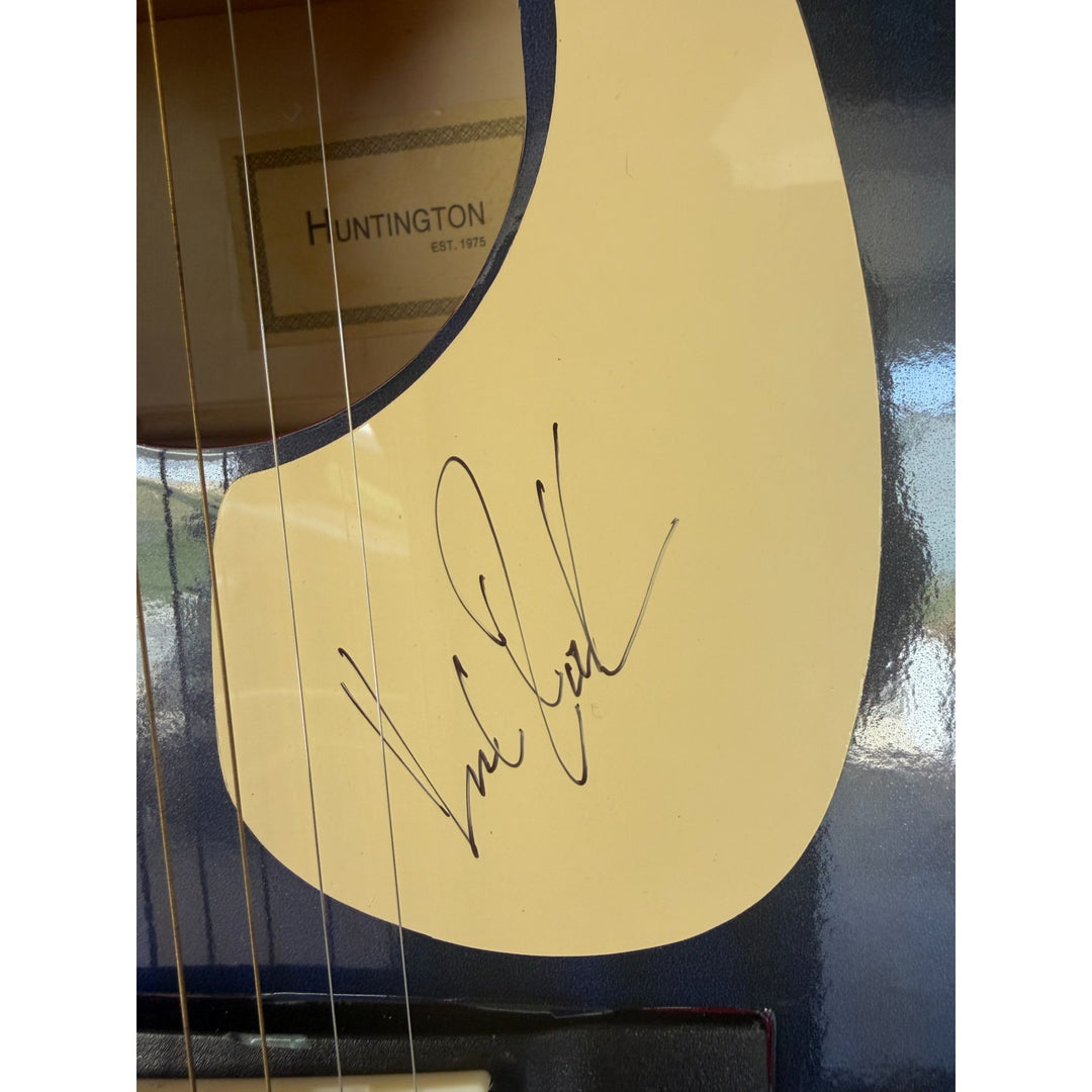 "Kid Rock " Robert James Ritchie one of a kind full size acoustic guitar signed with proof.