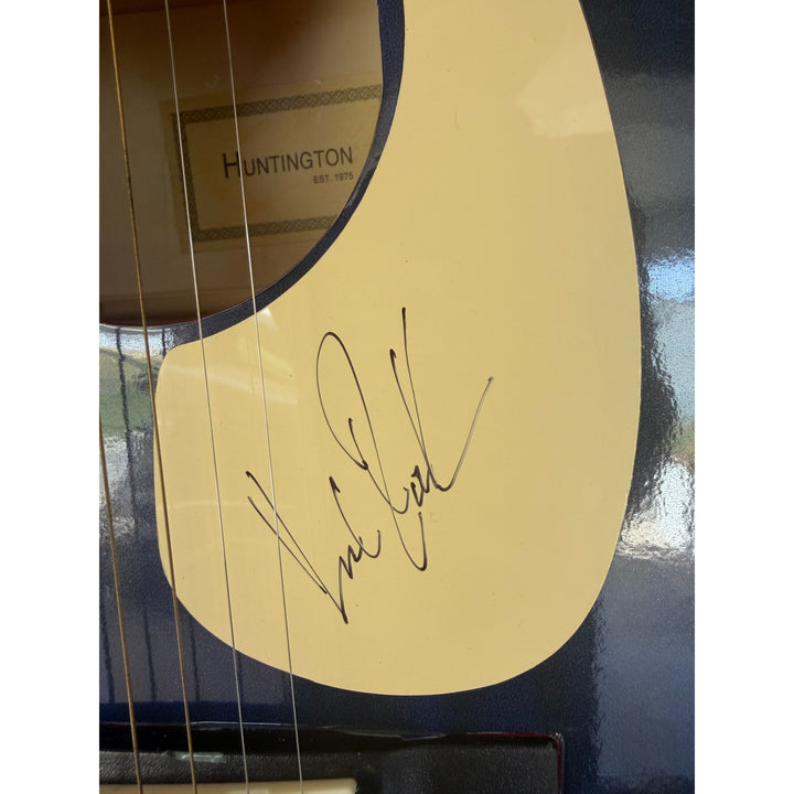 "Kid Rock " Robert James Ritchie one of a kind full size acoustic guitar signed with proof.