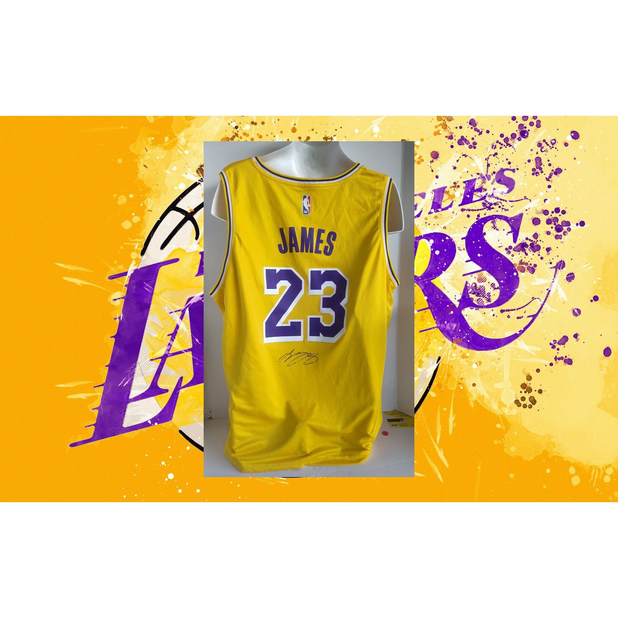 Lakers orders James 23 Signature Jersey