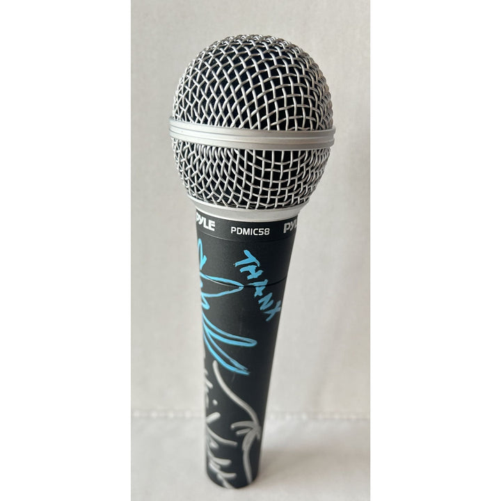 Eddie Vedder Pearl Jam Chris Cornell Soundgarden microphone signed with proof