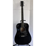 Load image into Gallery viewer, Neal Schon,  Ross Valory,  Jonathan Cain, Greg Rowley Steve Perry Journey complete band signed acoustic guitar with proof
